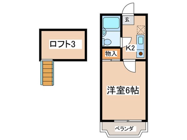 エルドールフジの物件間取画像